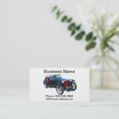 Carte De Visite Voiture ancienne noire de comité technique de (Debout devant)