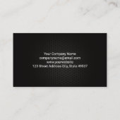 Carte De Visite Voiture automobile de course | Pièces et services (Dos)