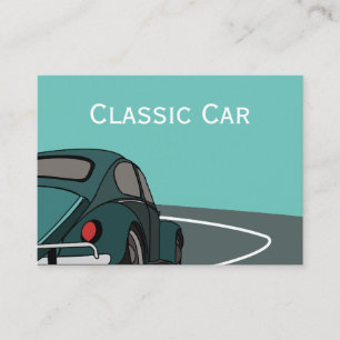 Carte De Visite Voiture Bleue Voiture Classique