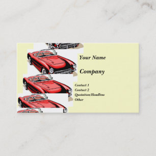 Carte De Visite Voiture classique