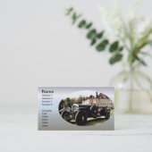 Carte De Visite Voiture classique ancienne (Debout devant)