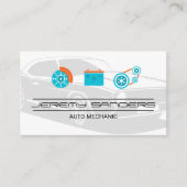 Carte De Visite Voiture classique | Pièces auto (Devant)