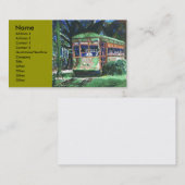 Carte De Visite Voiture de la Nouvelle-Orléans, (Devant / Derrière)