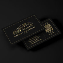 Voiture de luxe noire avec chauffeur privé de dire