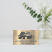 Carte De Visite Voiture de sport Auto Wash (Debout devant)