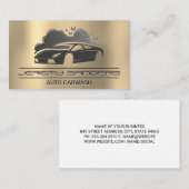 Carte De Visite Voiture de sport Auto Wash (Devant / Derrière)