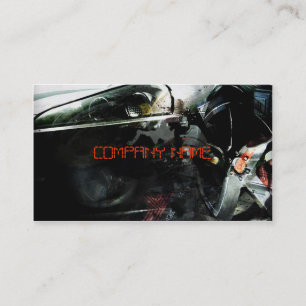 Carte De Visite Voiture de sport automatique élégante avec la