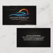 Carte De Visite Voiture de sport moderne | Odomètre | Services de (Devant / Derrière)