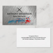 Carte De Visite Voiture de sport | Services Auto | Dépouille | Cou (Devant / Derrière)