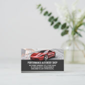 Carte De Visite Voiture Exotique | Services mécaniques (Debout devant)