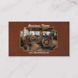 Carte De Visite Voiture - Garage - Col bleu 1923