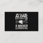 Carte De Visite Voiture Mécanique Guy Garage 20 (Dos)