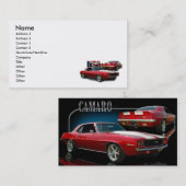 Carte De Visite Voiture musculaire (Devant / Derrière)