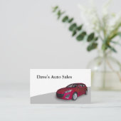 Carte De Visite Voiture neuve (Debout devant)