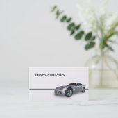 Carte De Visite Voiture neuve (Debout devant)