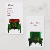 CARTE DE VISITE VOITURE RETRO - AUTOMOBILE (Devant / Derrière)