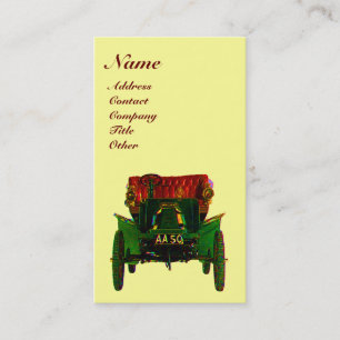 CARTE DE VISITE VOITURE RETRO - AUTOMOBILE