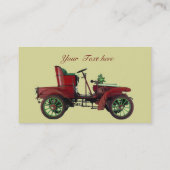 CARTE DE VISITE VOITURE RETRO - AUTOMOBILE (Dos)