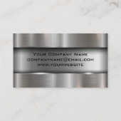 Carte De Visite Voiture rouge | Métallique (Dos)