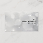 Carte De Visite Voiture rouge rétro portant un arbre de Noël (Dos)