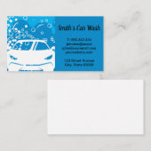 Carte De Visite Voiture Traversée De Bulles De Savon (Devant / Derrière)