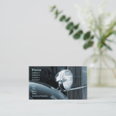 Carte De Visite Voiture vintage (Debout devant)