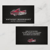 Carte De Visite Voiture vintage classique (Devant / Derrière)