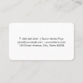 Carte De Visite Voitures | Bulles de savon | Bouteilles de pulvéri (Dos)