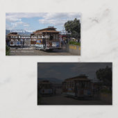 Carte De Visite Voitures de chariot de San Francisco (Devant / Derrière)