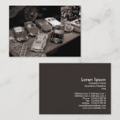 Carte De Visite Voitures de jouet, mini photo (Devant / Derrière)