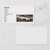 Carte De Visite Voitures de muscle (Devant / Derrière)