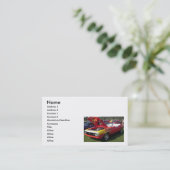 Carte De Visite Voitures de muscle (Debout devant)