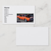 Carte De Visite Voitures de muscle (Devant / Derrière)