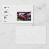 Carte De Visite Voitures de muscle (Devant / Derrière)