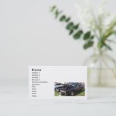 Carte De Visite Voitures de muscle (Debout devant)