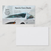 Carte De Visite Voitures de sport de haute qualité (Devant / Derrière)