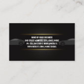 Carte De Visite Voitures de sport de luxe | Fibre de carbone (Dos)