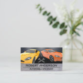 Carte De Visite Voitures de sport | Logo de clé (Debout devant)