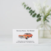 Carte de visite : Voitures/des véhicules à moteur (Debout devant)