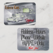Carte De Visite Voitures extrêmes (Devant / Derrière)