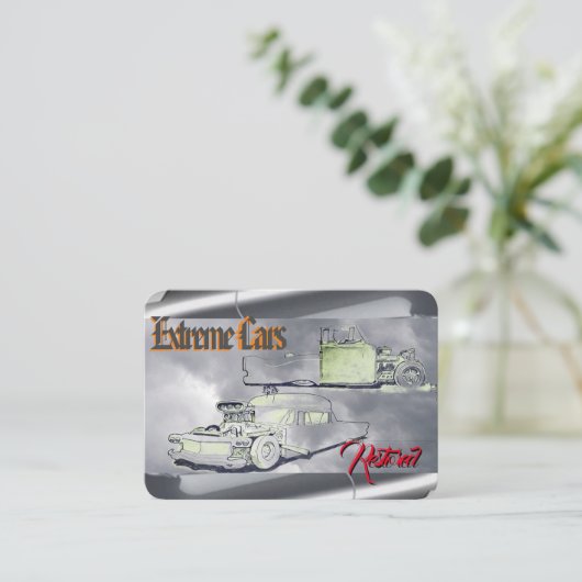 Carte De Visite Voitures extrêmes (Debout devant)