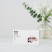 Carte De Visite Voix de joueur de cannelure (Debout devant)