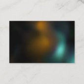 Carte De Visite Vol de libellule verte lumineuse (Dos)