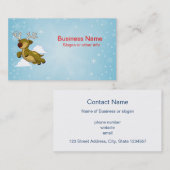 Carte De Visite Vol de rennes de Noël (Devant / Derrière)