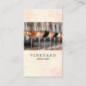 Carte De Visite Vol de vins variés dans le verre (Devant)