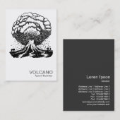 Carte De Visite Volcan (Devant / Derrière)