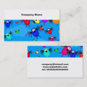 Carte De Visite Volée des oiseaux (Devant / Derrière)