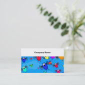 Carte De Visite Volée des oiseaux (Debout devant)