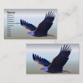 Carte De Visite Voler d'Eagle chauve (Devant / Derrière)