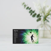 Carte De Visite Volley-ball cool (Debout devant)